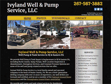 Tablet Screenshot of ivylandwell.com